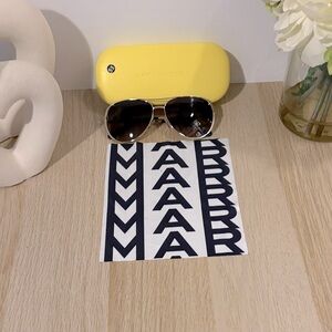 Marc Jacobs Aviator Sunglasses With Case- Brand New